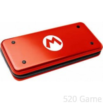 NS HORI 鋁合金硬殼主機收納包(瑪利奧) Aluminum Case (Mario)